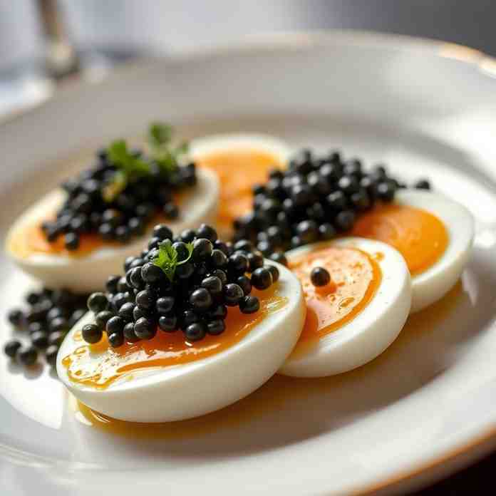 Enjoy Caviar & Eggs - Delicious Recipe